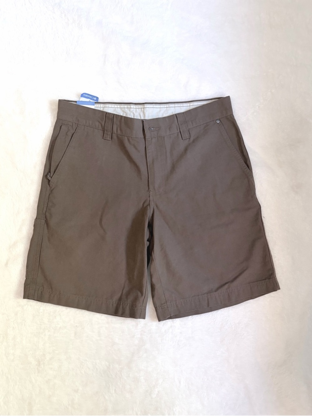 NWT Columbia Canvas Shorts Brown Sportswear Men’s 32